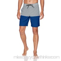 Quiksilver Men's Liberty Stripe Beachshort 19 Swim Trunk Boardshorts Monaco Blue B077Y4GLZ3